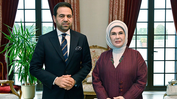 Emine Erdoğan, Müslüman Alimler Konseyi Genel Sekreteri ile bir araya geldi