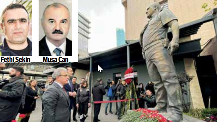 Şehit Fethi Sekin ve Musa Can için İzmir’de anma