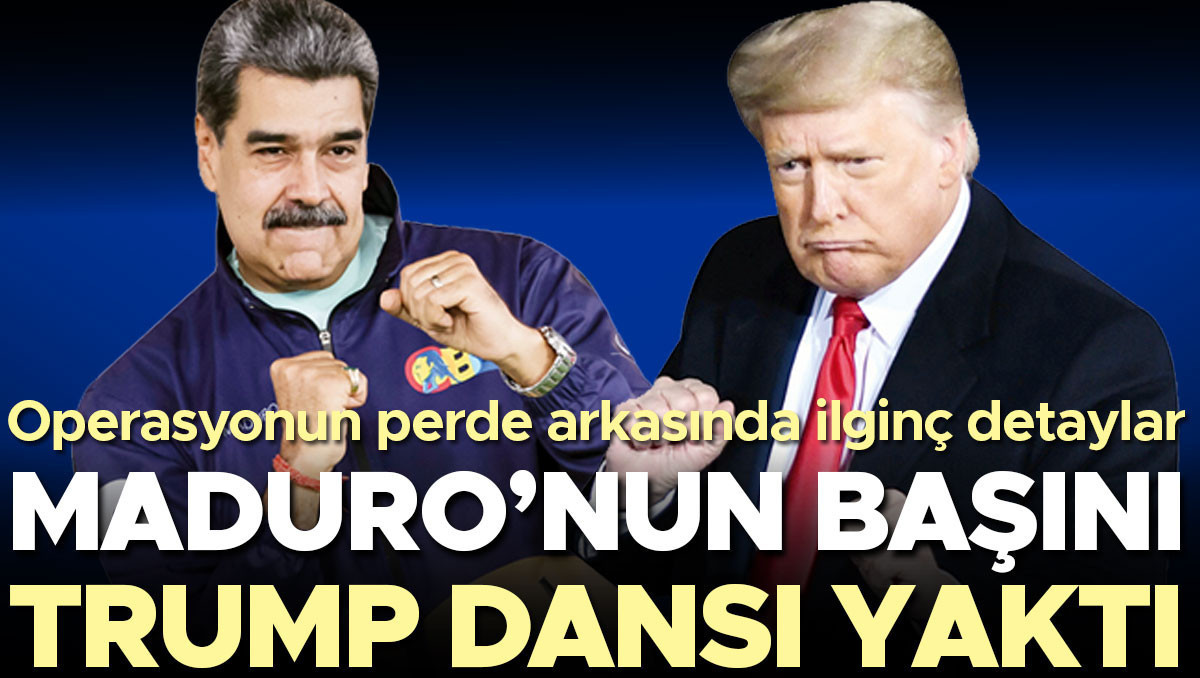 Maduro’nun başını Trump dansı yaktı