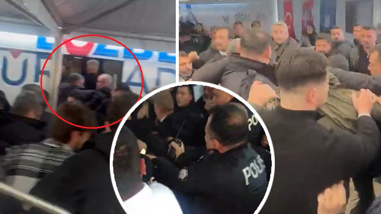 Bursa Büyükşehir Belediye Başkanı'na saldırı girişimi: O anlar kamerada