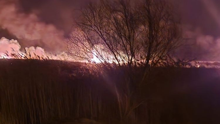 Türkiye’nin 12’nci gölü Eber’i kuraklık vurdu, 5 farklı noktada yangın çıktı