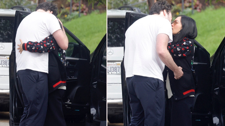 Ünlü çiftin son vedası gözyaşlarıyla ıslandı... Çok severek ayrılmışlar... Nasıl unutulur o son bakış!