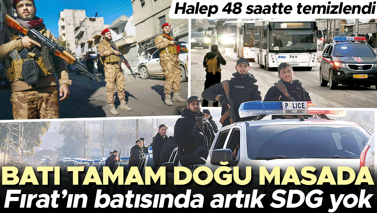 Halep’te kontrol sağlandı... Son mahalle de kurtarıldı
