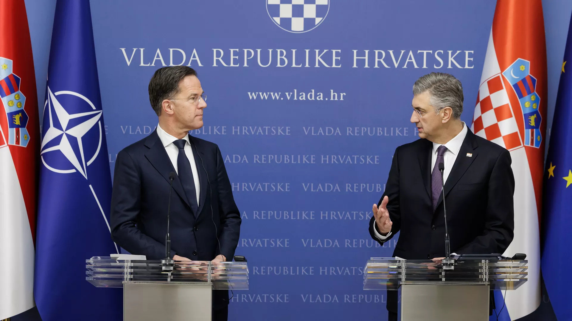 Rutte'den Hırvatistan'da Bayraktar TB2 SİHA’lara övgü: Türkiye’den aldığınız İHA'ları görmek beni çok etkiledi