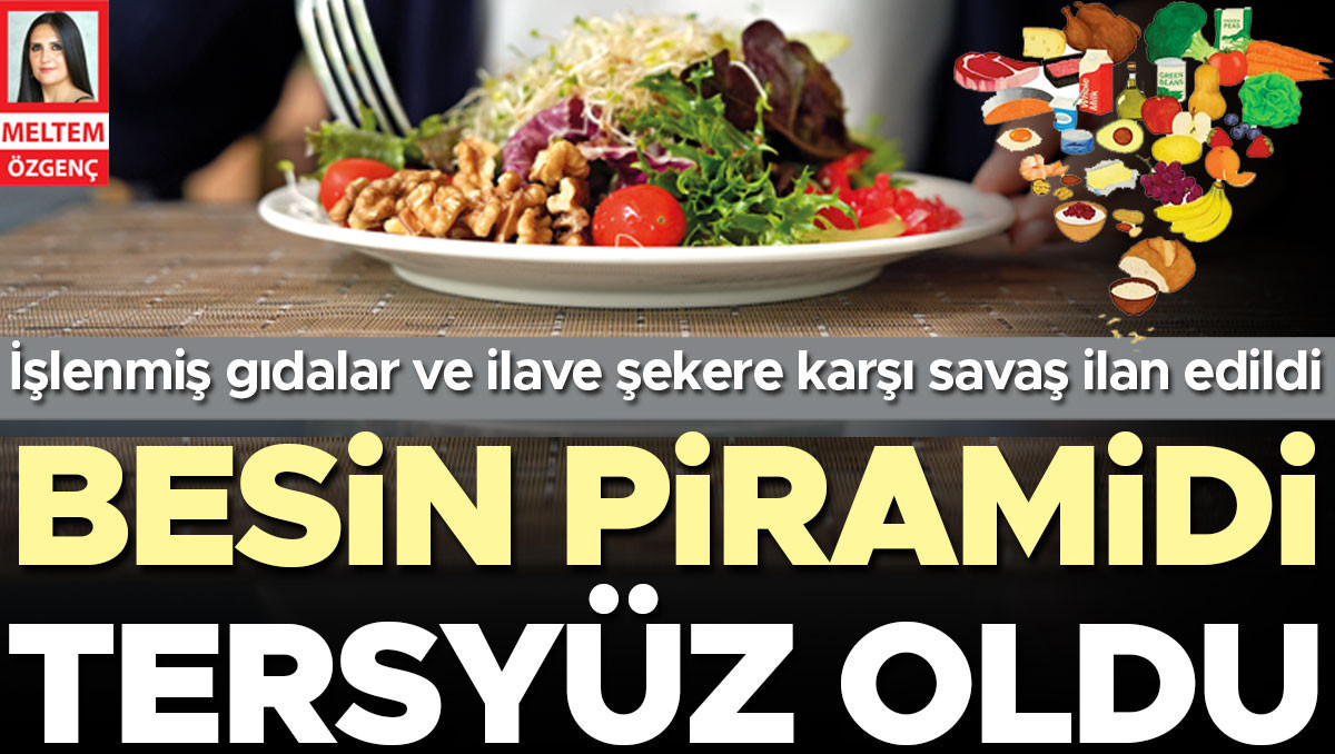 Besin piramidi tersyüz oldu