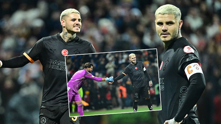 Fethiye'de Icardi'nin penaltı kabusu: 2 dakikada 2 kez kaçırdı, kaleciyi tebrik etti!