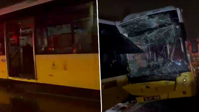 Son dakika... Üç İETT otobüsü çarpıştı: Yaralılar var