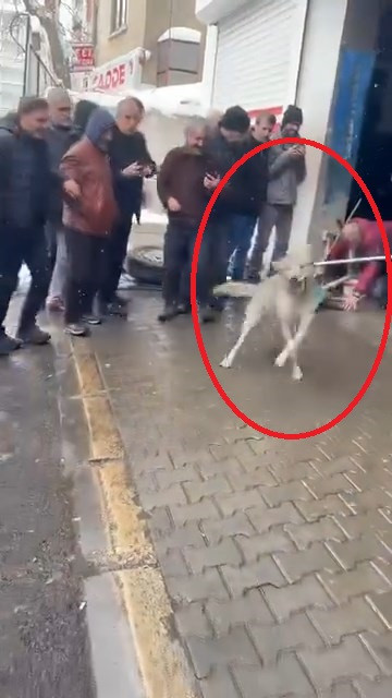 Lastikçiye girdi, vatandaşların yüreği ağzına geldi