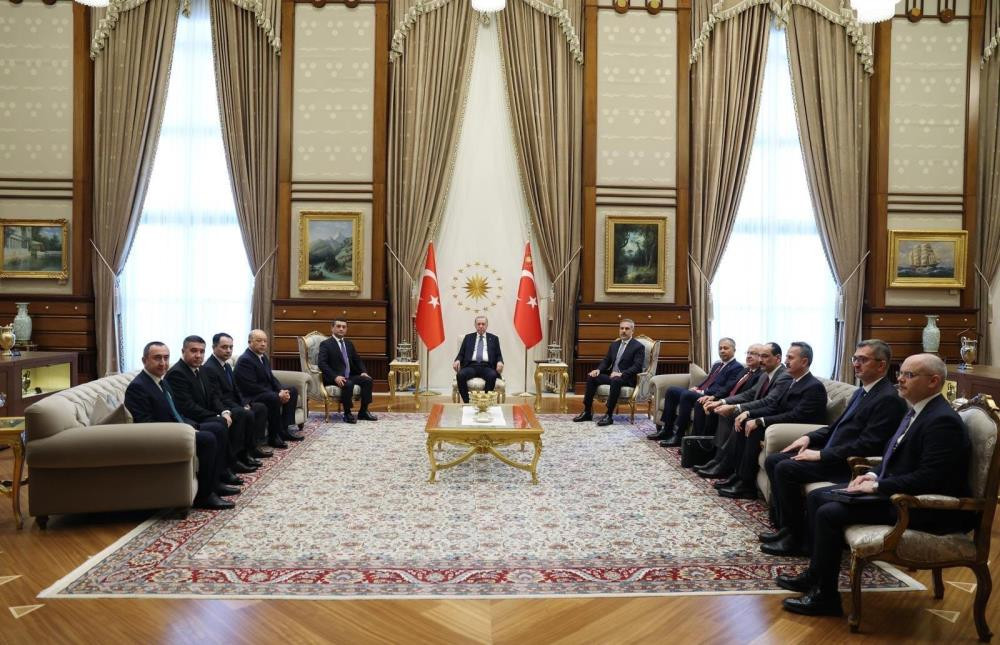 Cumhurbaşkanı Erdoğan, Özbekistan heyetini kabul etti