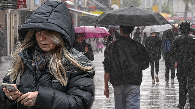 Sağanak ve karla karışık yağmur geliyor! Meteoroloji'den çok kuvvetli fırtına ve yağış uyarısı: 15 ilde alarm verildi