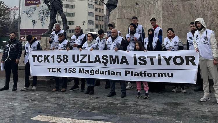 Son günlerde sıkça gündeme geliyorlar! Ankara'da basın açıklaması yaptılar: TCK 158 uzlaşma istiyor