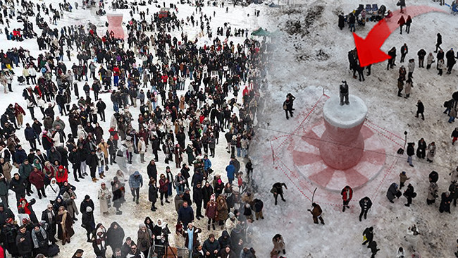 5 tondan fazla kar topladılar: 8 günde yaptılar!