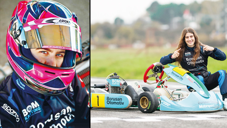 Rüzgârın kızı Ayşe pistlerin tozunu atıyor