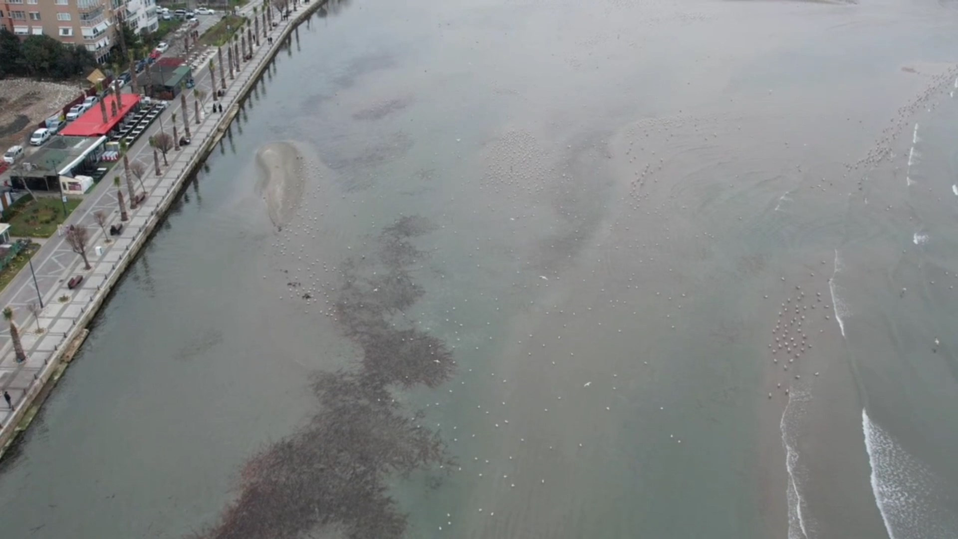 TAHMİNEN 200-250 METRE KADAR ÇEKİLDİ