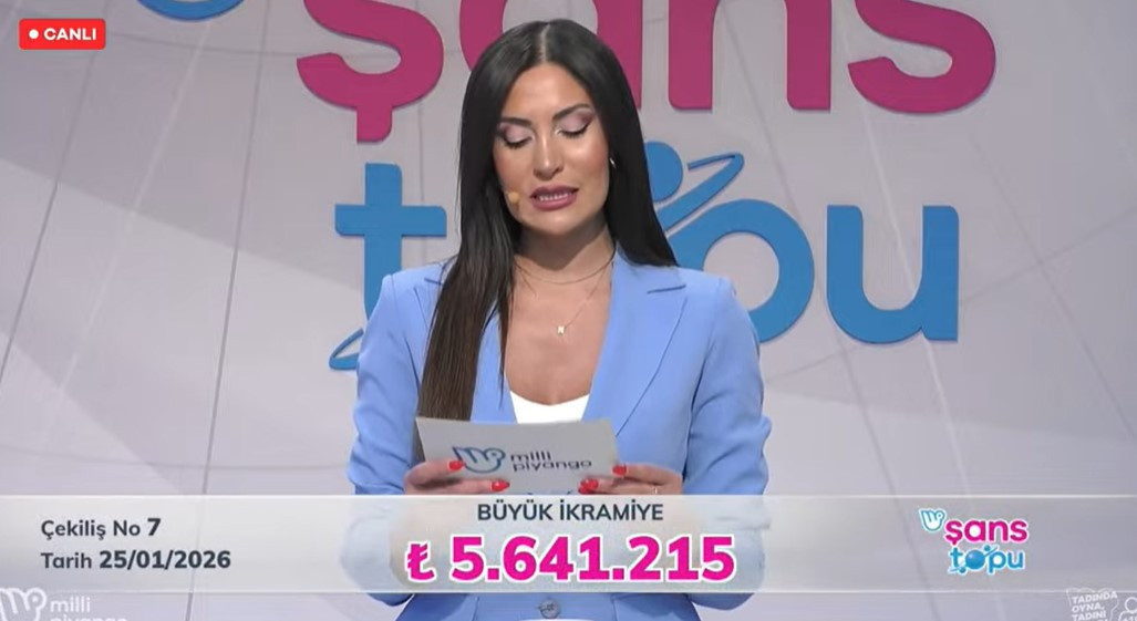 25 OCAK ŞANS TOPU SONUÇLARI 25 OCAK ŞANS TOPU SONUÇLARI