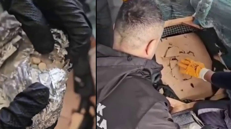 İskenderun Limanı’nda 1 milyon 392 bin uyuşturucu hap ele geçirildi