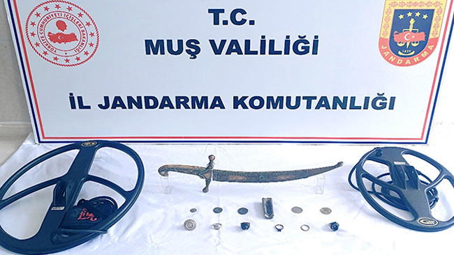 Osmanlı dönemine ait olduğu değerlendirilen tarihi eserler ele geçirildi