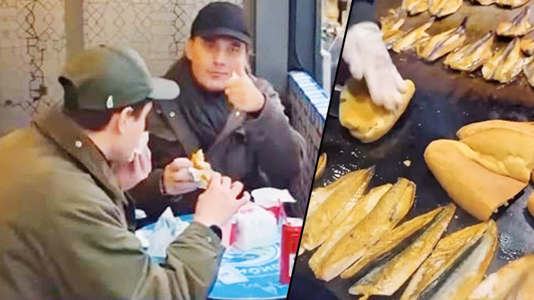 Eminönü'nde balık ekmek