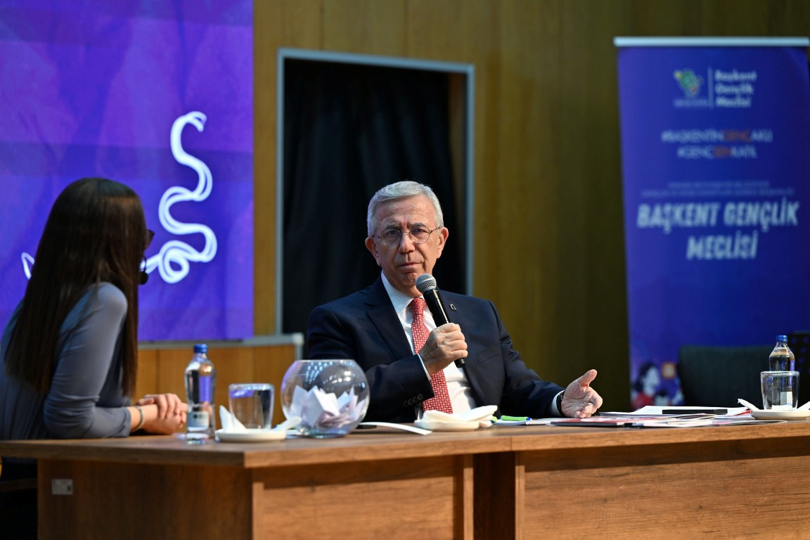 ABB Başkanı Yavaş, Söz Gençlikte, Başkan Yanında programına katıldı