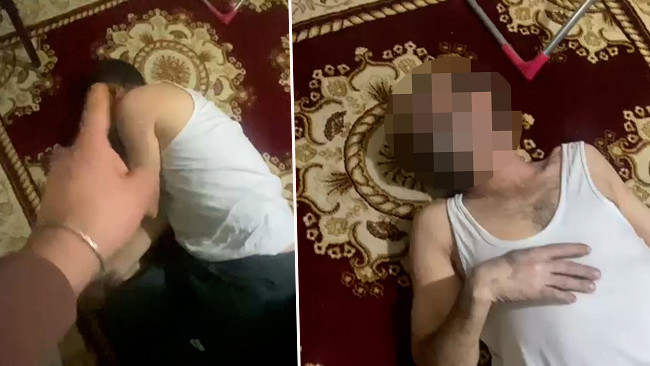 Babasını darp edip görüntüleri amcasına yolladı: Tutuklandı