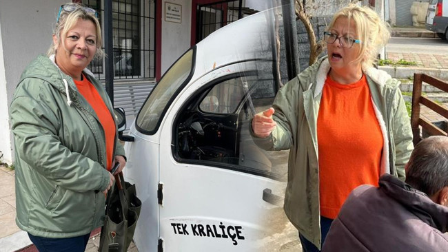 Babasının vefatından sadece 4 dakika önce verdiği sözü yerine getirdi: Elektrikli motoruyla kapı kapı geziyor