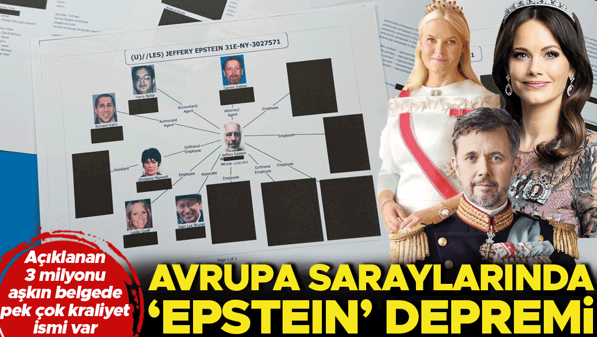 Avrupa saraylarında ‘Epstein’ depremi