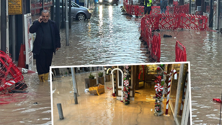 Meteoroloji alarm vermişti: Kuvvetli yağış sonrası kent sular altında kaldı; arazide mahsur kalanlar kurtarıldı