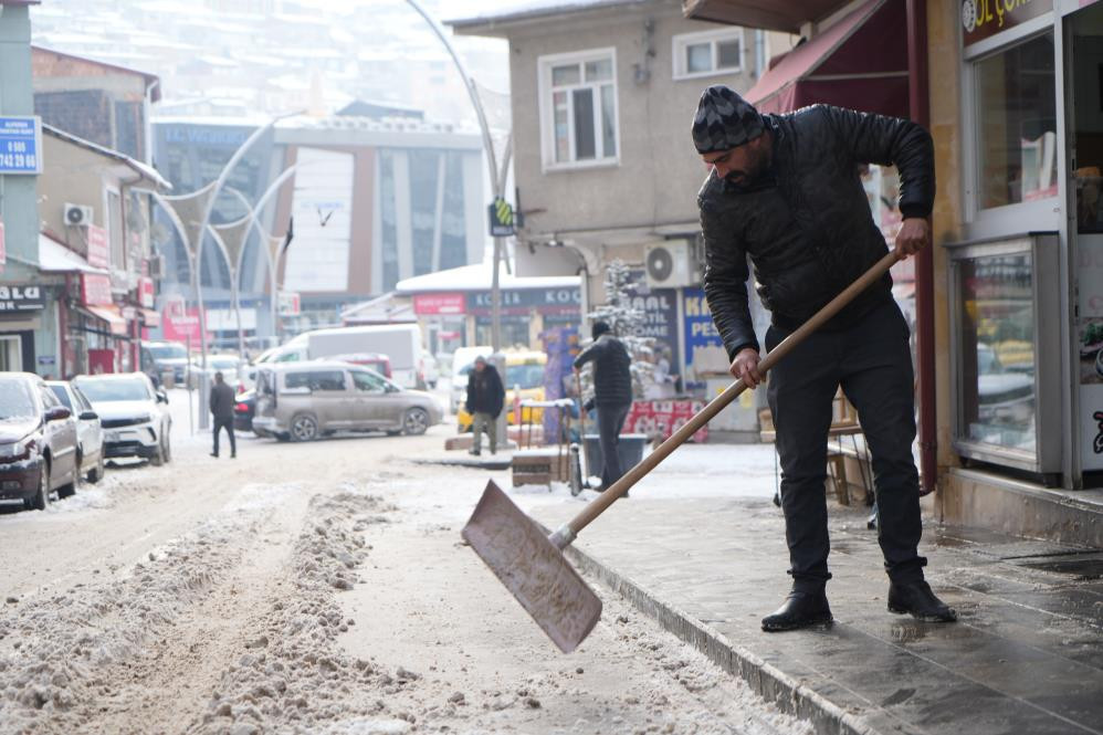  Kar kalınlığı 40 santimetreye ulaştı Memleket özlenen kışa kavuştu