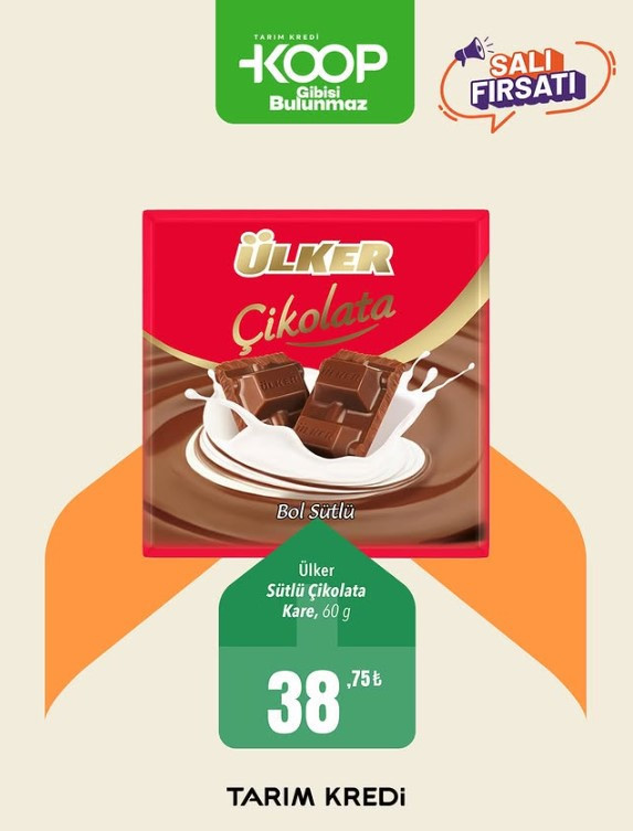 Tarım Kredi Kooperatifi market Salı fırsatı