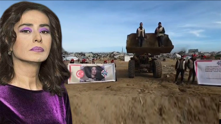 Gazze’de inşaat başladı Yıldız Tilbe'nin çadır kenti!