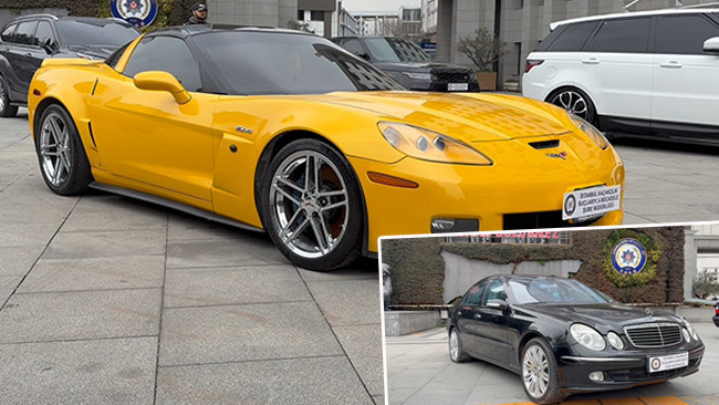 Toplam değeri 65 milyon lirayı bulan 11 lüks araca el konuldu: 14 şüpheli gözaltına alındı