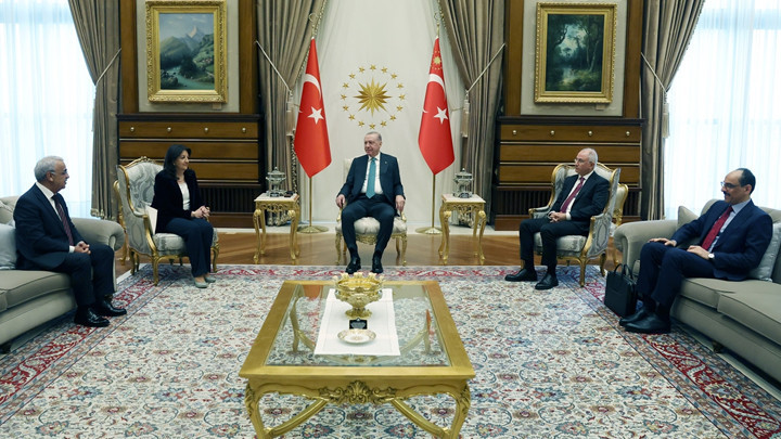 Cumhurbaşkanı Erdoğan, DEM Parti Heyeti'ni kabul etti