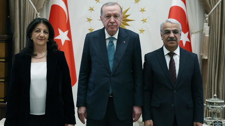 Erdoğan ile görüşme sonrası DEM Parti'den açıklama: Süreç kararlılıkla sürdürülecek