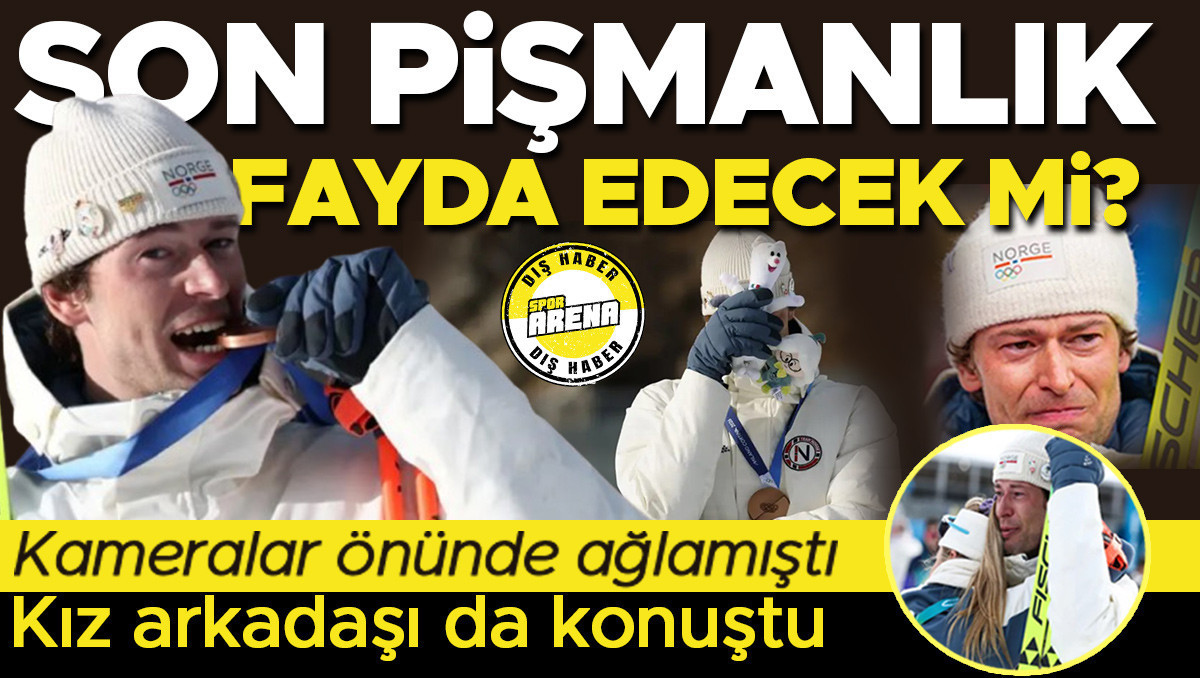 Son pişmanlık fayda edecek mi? Kameralar önünde ağlamıştı, Norveçli atletin kız arkadaşı da konuştu
