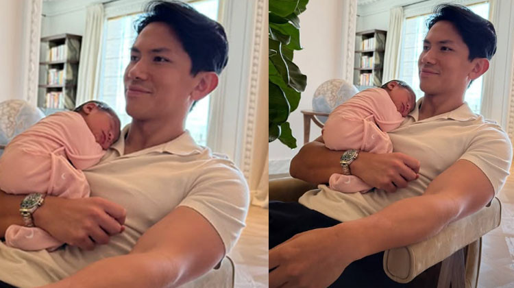 Kız çocuk babasının gururu: Doğum için Londra'ya gitmişler