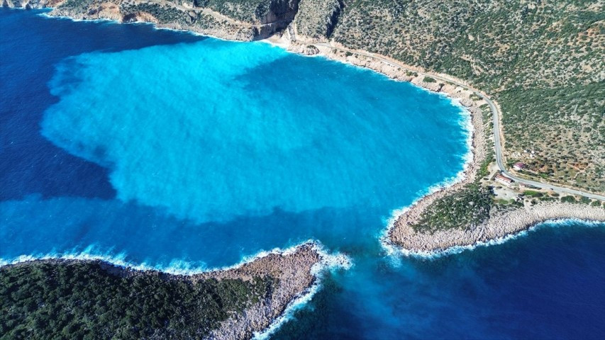 Yağış sonrası muhteşem manzara oluştu Yağış sonrası muhteşem manzara oluştu