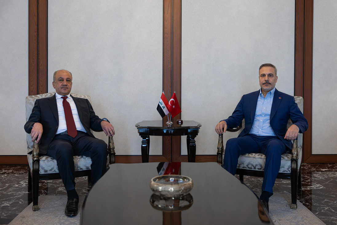Dışişleri Bakanı Hakan Fidan, Irak Savunma Bakanı Abbasi ile görüştü
