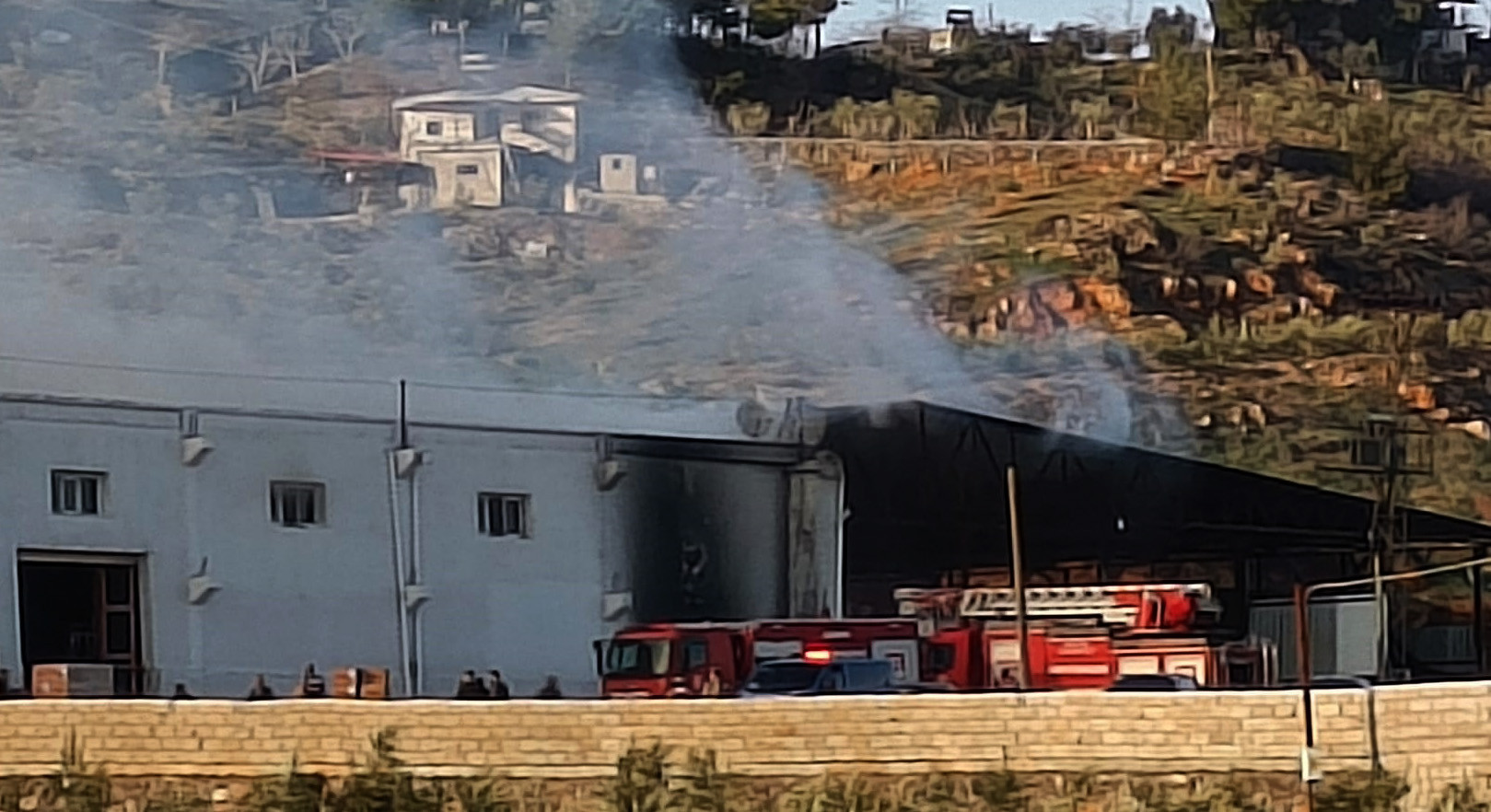 Gaziantep’te biber fabrikasında yangın