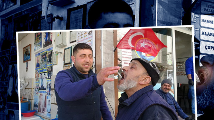 Kilis'te satışa çıktı, bir vatandaş sevinçten çiğ çiğ yedi