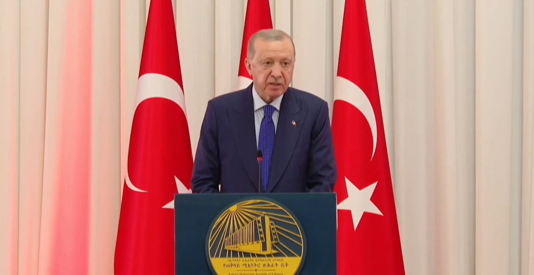 Son dakika... Cumhurbaşkanı Erdoğan, Etiyopya'da konuşuyor