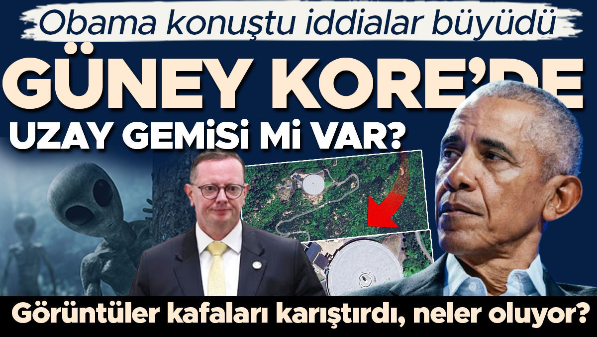 Obama ateşi yaktı, UFO iddiası büyüdü: Güney Kore’de uzay gemisi mi var?