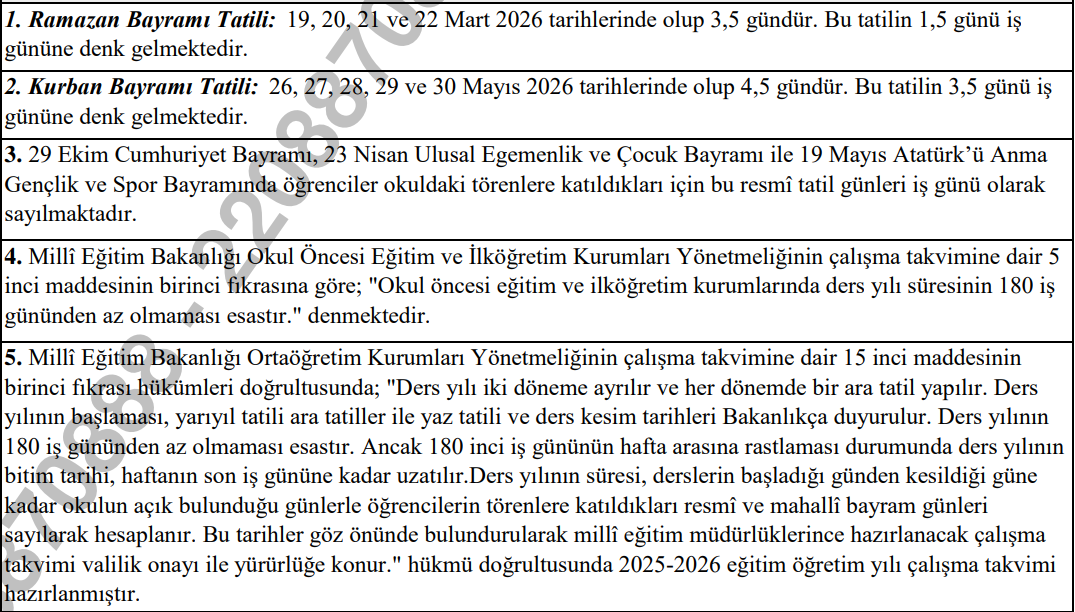 RAMAZAN BAYRAMI TATİLİ AYIN KAÇINDA BAŞLIYOR, 2. ARA TATİLİ İLE BİRLEŞECEK Mİ