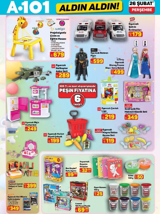 SATIŞTA A101 ALDIN ALDIN AFİŞİ 26 ŞUBAT 2026 || A101 bu hafta aktüel kataloğu indirimli ürünleri neler A101 broşürü ile tiny house, elektronik para kasası, akıllı hava temizleyici ve sprey mop raflarda...