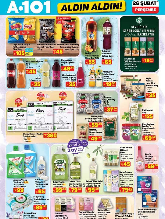 SATIŞTA A101 ALDIN ALDIN AFİŞİ 26 ŞUBAT 2026 || A101 bu hafta aktüel kataloğu indirimli ürünleri neler A101 broşürü ile tiny house, elektronik para kasası, akıllı hava temizleyici ve sprey mop raflarda...