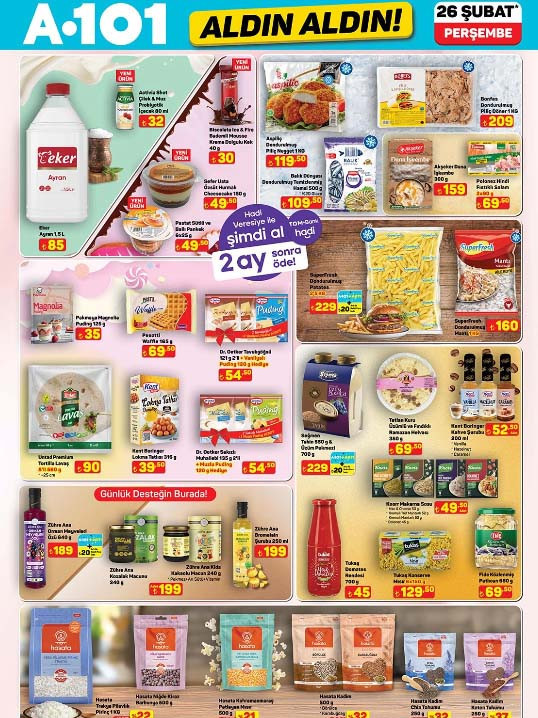 SATIŞTA A101 ALDIN ALDIN AFİŞİ 26 ŞUBAT 2026 || A101 bu hafta aktüel kataloğu indirimli ürünleri neler A101 broşürü ile tiny house, elektronik para kasası, akıllı hava temizleyici ve sprey mop raflarda...
