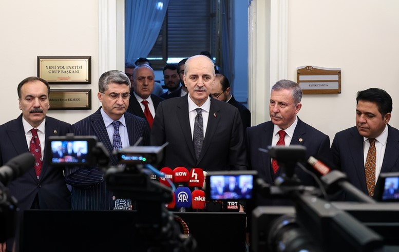 TBMM Başkanı Numan Kurtulmuş, Yeni Yol Partisinin TBMM Grubunu ziyaret etti