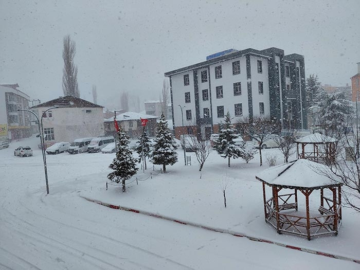 Lapa lapa kar yağışı başladı: Kara teslim oldular, her yer beyaz örtüyle kaplandı Zorunlu olmadıkça dışarı çıkmayın