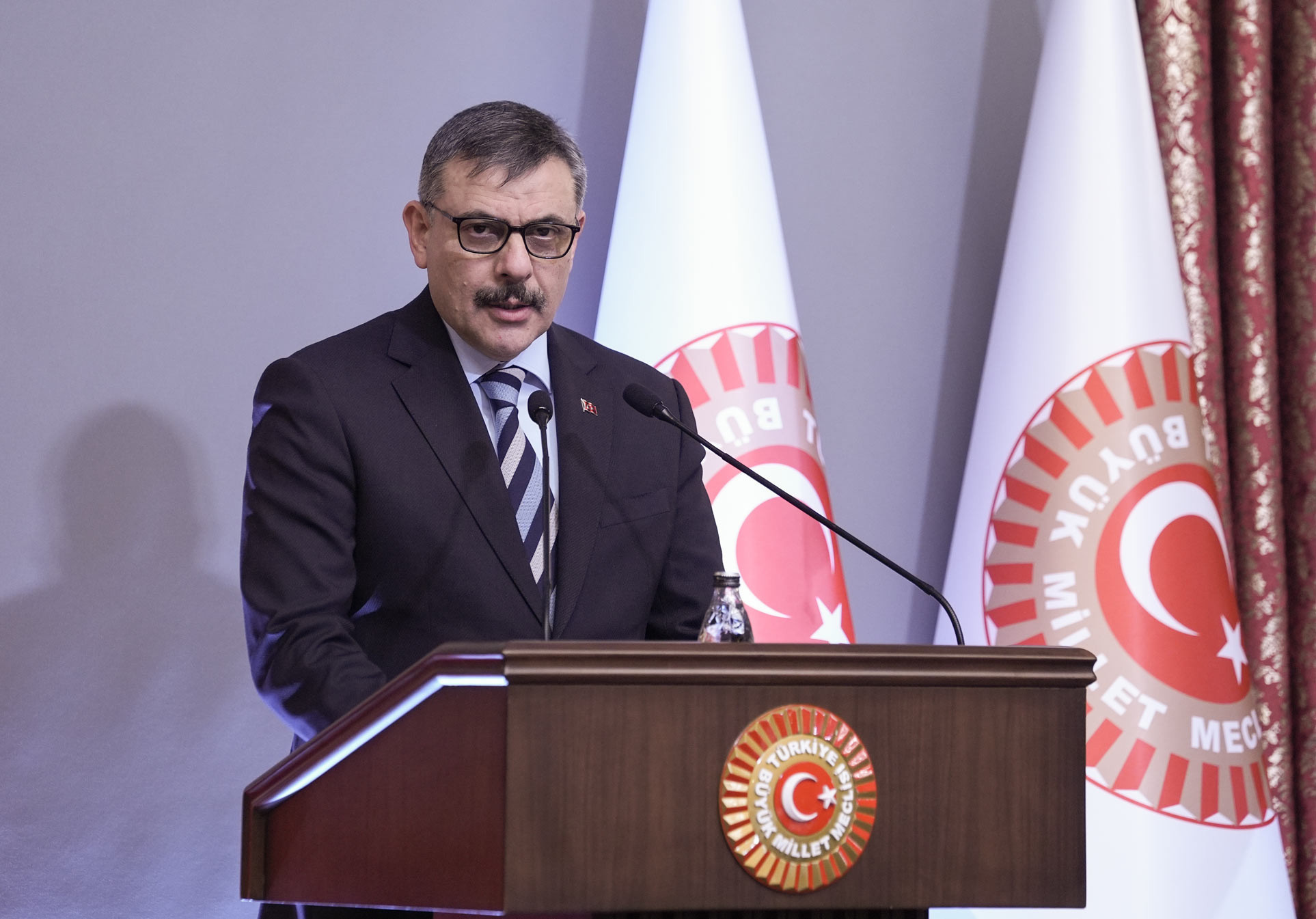 İçişleri Bakanı Çiftçi, TBMM'deki şehit aileleri ve gazilelerle iftar programında konuştu