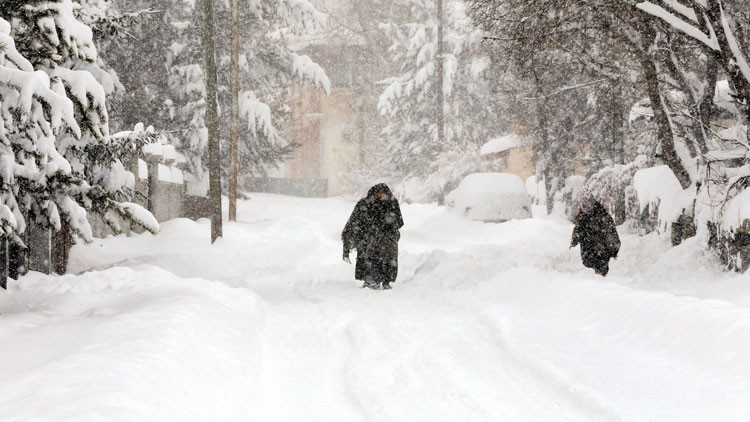 Bahar havası bitti! Kara kış geri döndü