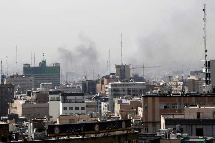 ABD ve İsrailin İrana saldırısı sonrası ilk görüntüler